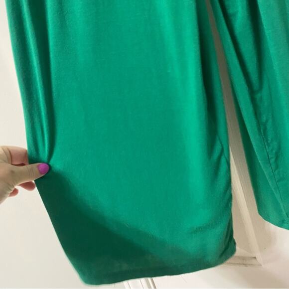 Isabel Maternity by Ingrid & Isabel Dark Green Smocked Jumpsuit - Picture 4 of 7